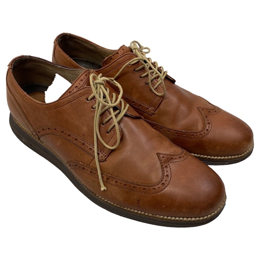 Cole Haan Original Brown Leather Wingtip Oxford Dress Lace‎ Up Men’s 11 M